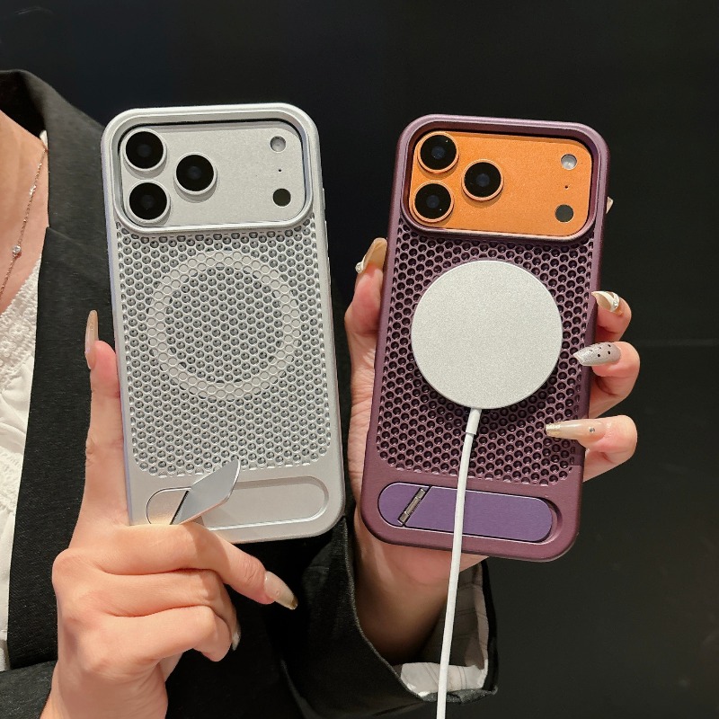 Magnetic Charging Stand - プレミアムハニカム冷却通気性MagSafe対応iPhone 18 Pro Max 17 16