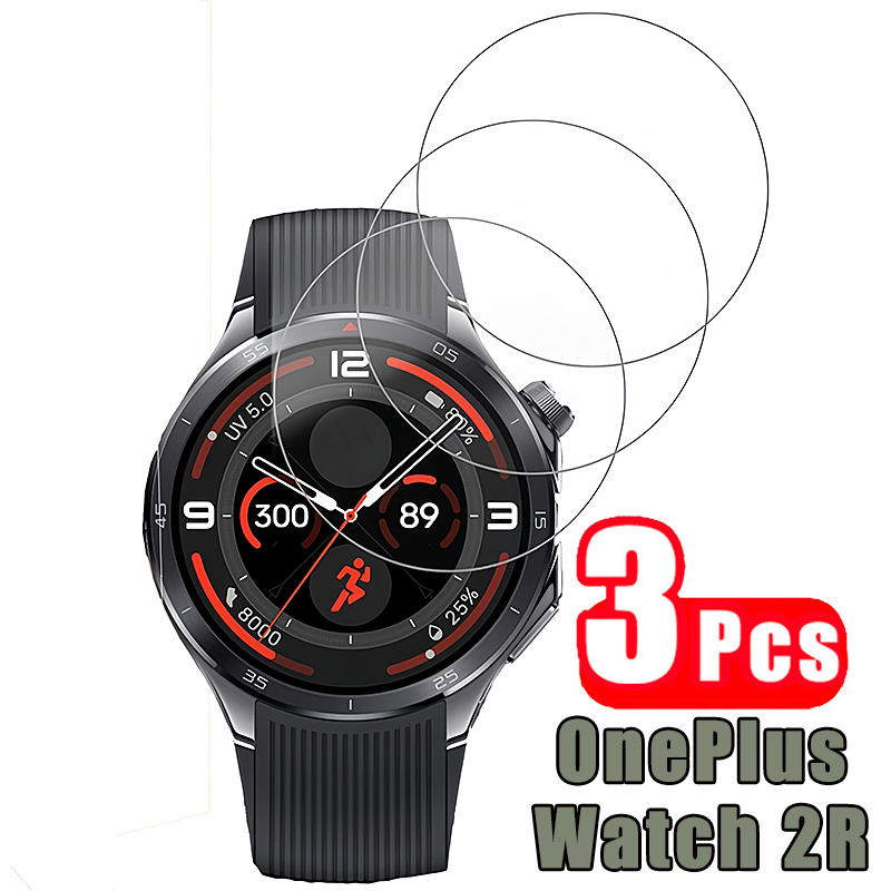 Watch Face Protector - 3 個 9H 強化ガラススクリーンプロテクター OnePlus Watch