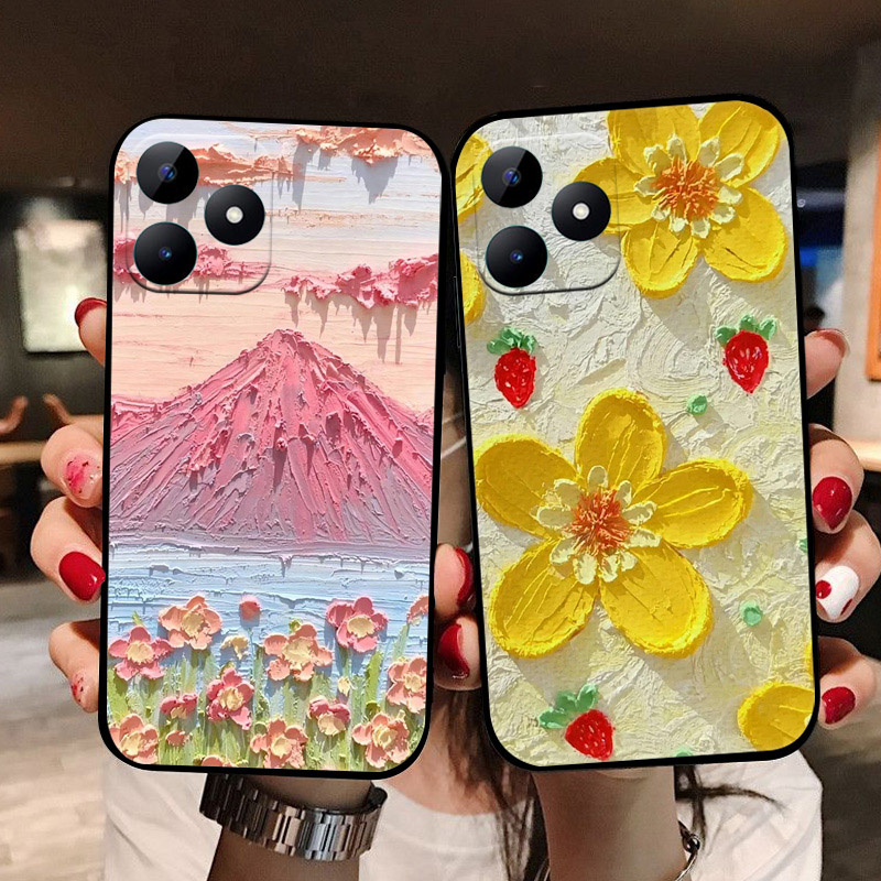 Realme 注 50 ケースかわいいファッションカバーシリ - Realme Note 50 のレビューと価格