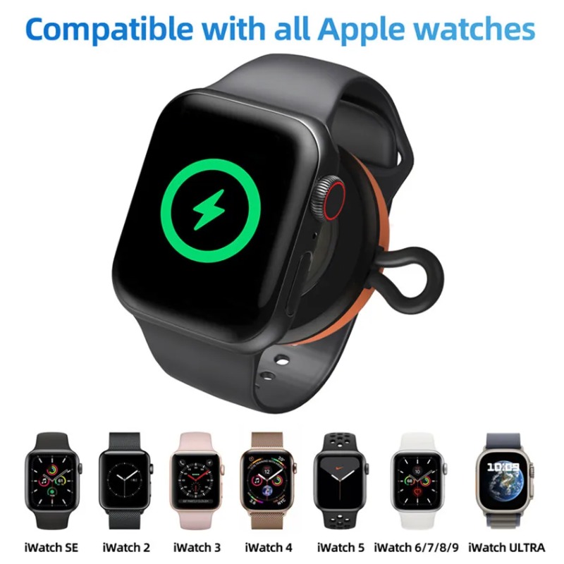 ミニタイプCスマートウォッチワイヤレス充電器ポータブルキーチ - Smart Watch Accessories のレビューと価格