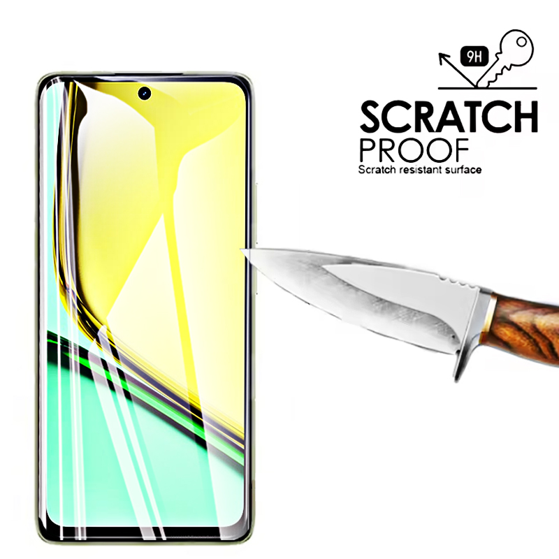 2/4 個の前面強化ガラス Realme C67 C 67  - Realme C67 のレビューと価格